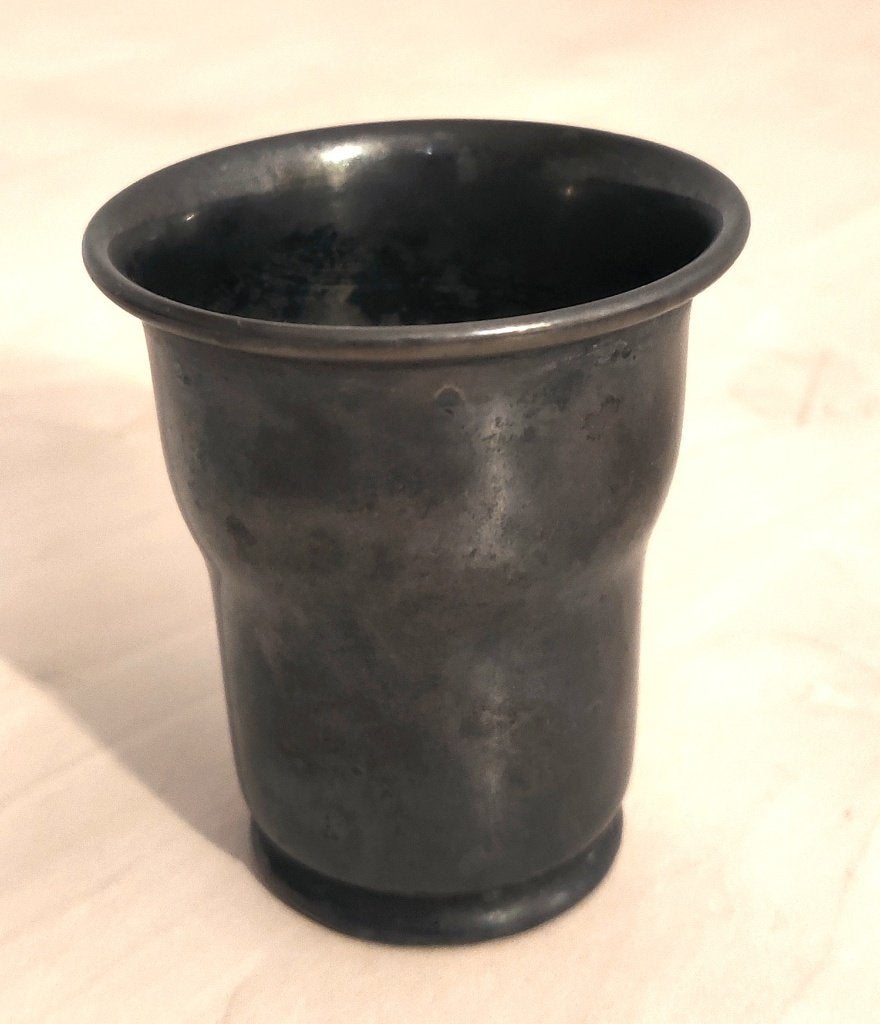 M & Co Denmark verzilverde beker / lepelvaas, Ophalen of Verzenden