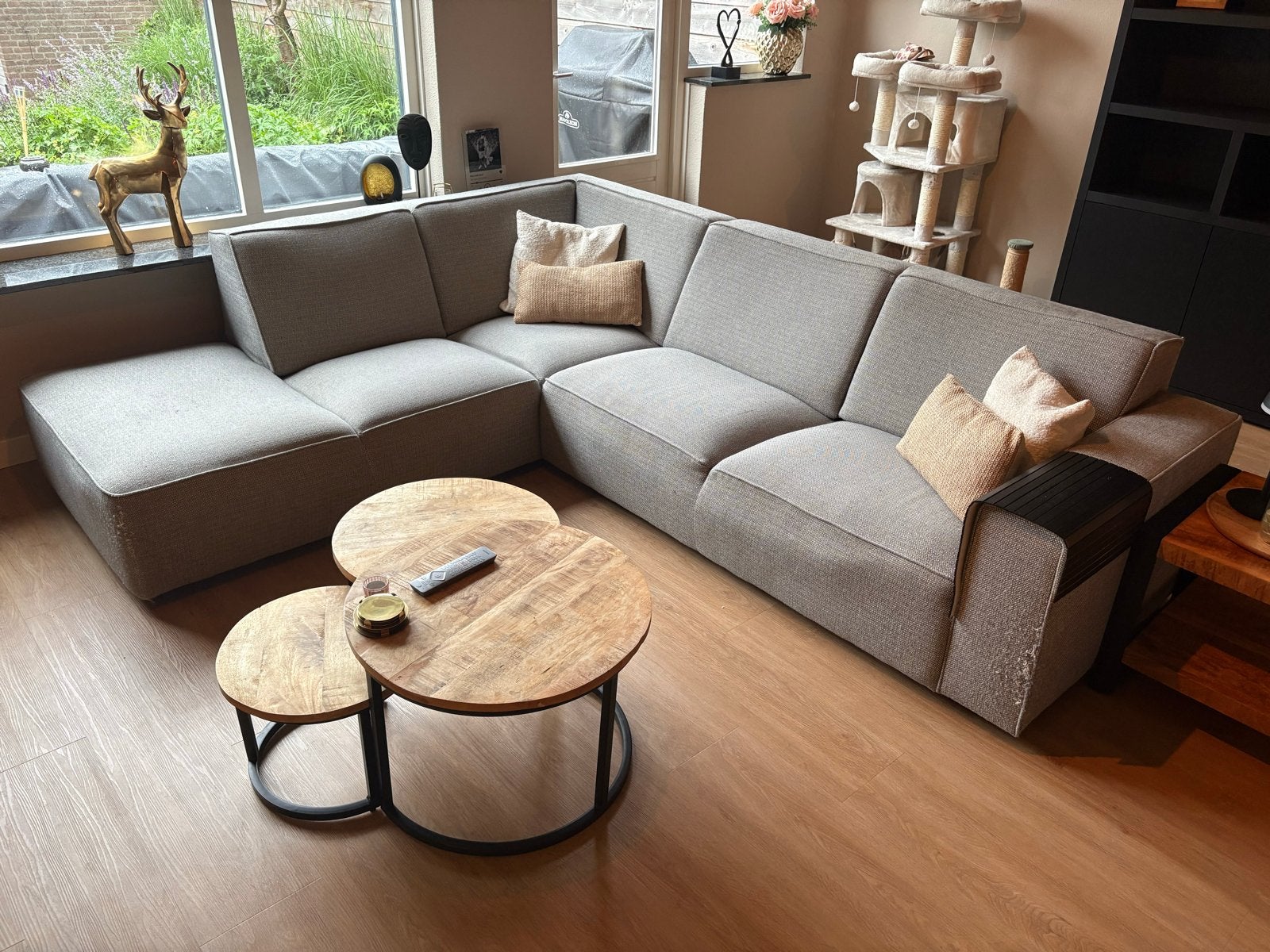 Hoekbank Nolan Leen Bakker - Gratis af te halen, Huis en Inrichting, Banken | Bankstellen, Ophalen, 250 tot 300 cm, Gebruikt, 100 tot 125 cm