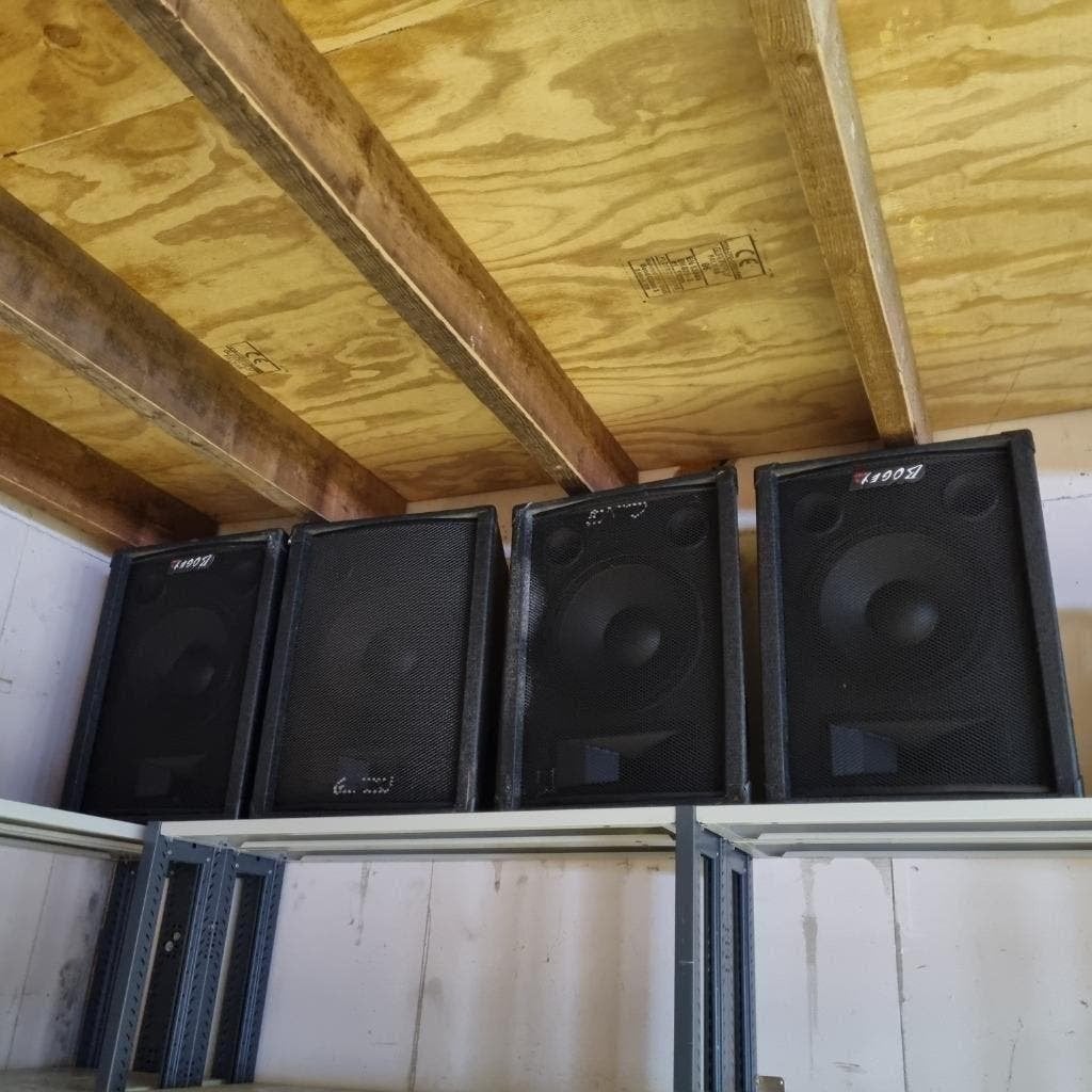 4X GROTE BOGEY PROEL LUIDSPREKERS SPEAKERS, Ophalen of Verzenden, Refurbished, Overige merken