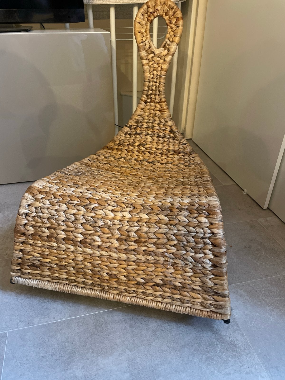 Ikea Schommelstoel van waterhyacint, Ophalen, Gebruikt, Bruin, Riet of Rotan