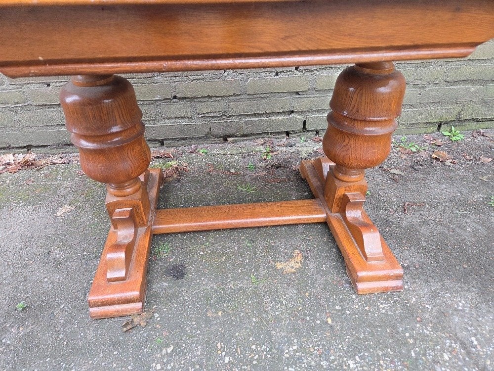 kloostertafel bijzettafel eiken vintage, Ophalen of Verzenden, 'T Olde Gre-j, Info@toldegrej.nl, Endepoelstraat 20f Didam