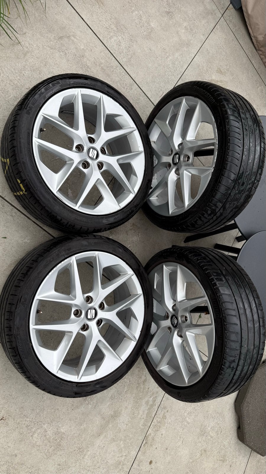 Seat Leon 5F 18” Performance velgen met zomerbanden, Auto-onderdelen, Banden en Velgen, Ophalen, 18 inch, Gebruikt, Banden en Velgen