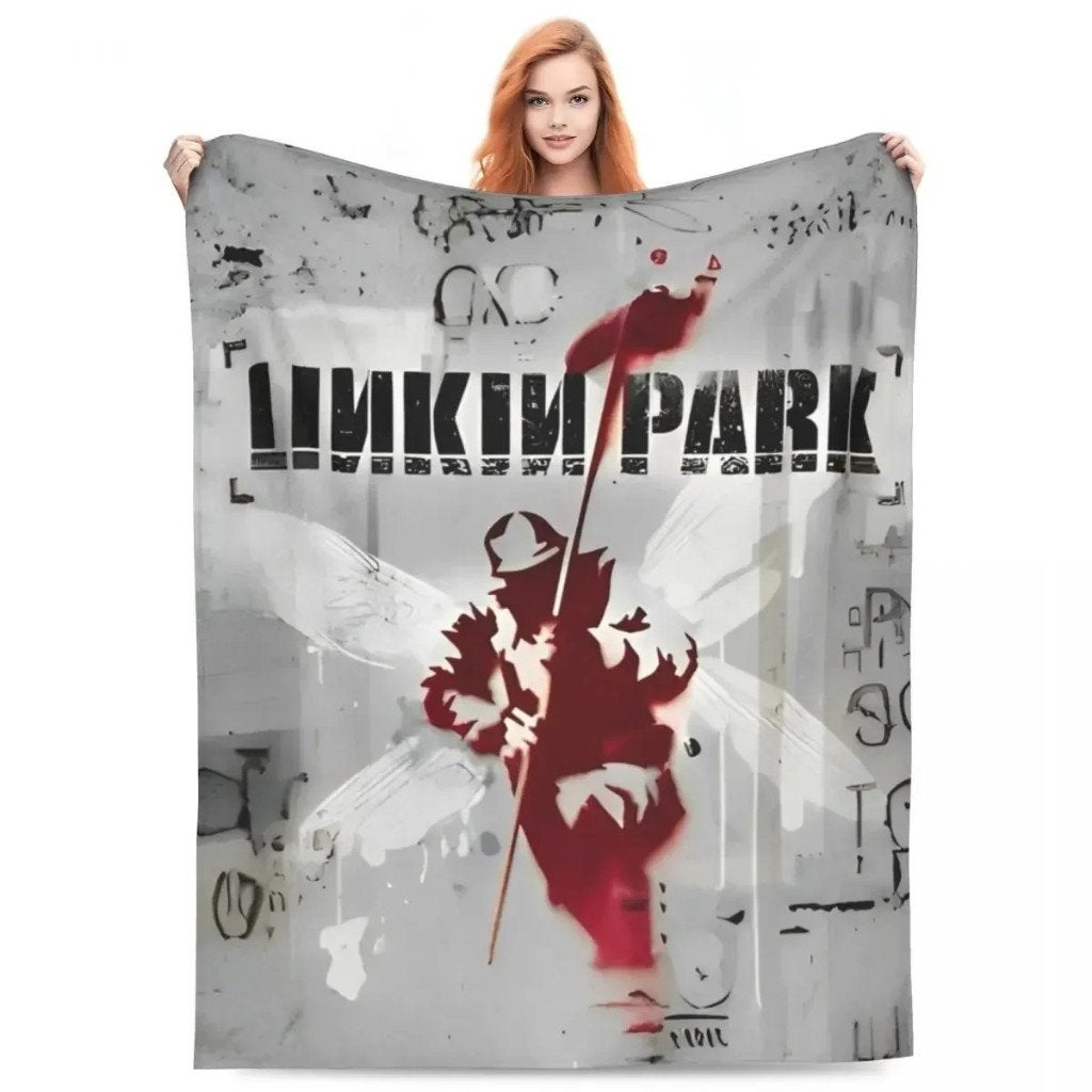 Prachtige zachte pluche deken - Linkin Park, Ophalen of Verzenden, Nieuw