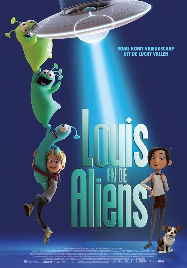 Louis en de aliens Filmposter, Ophalen, Zo goed als nieuw, A1 t/m A3, Film en Tv