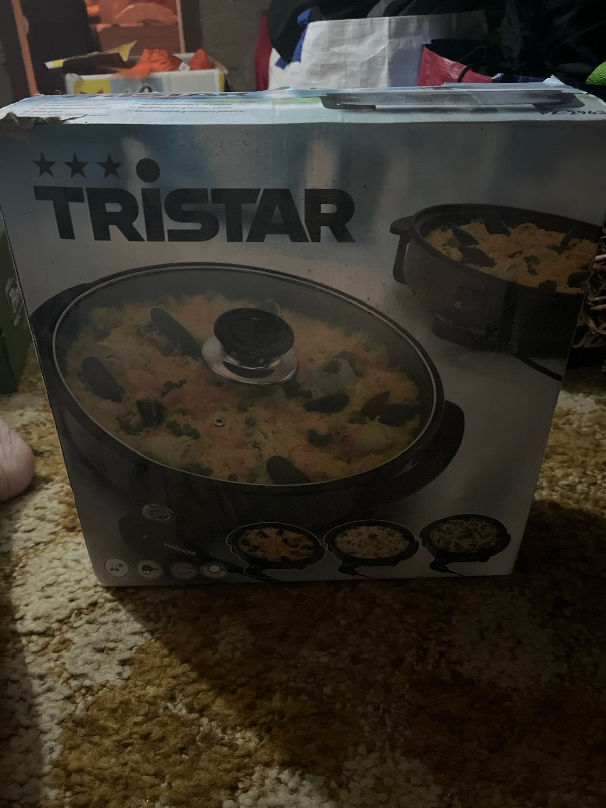 Tristar PZ-2963 Multifunctionele hapjespan, Witgoed en Apparatuur, Gourmetstellen, Zo goed als nieuw, 4 t/m 7 personen, Ophalen of Verzenden