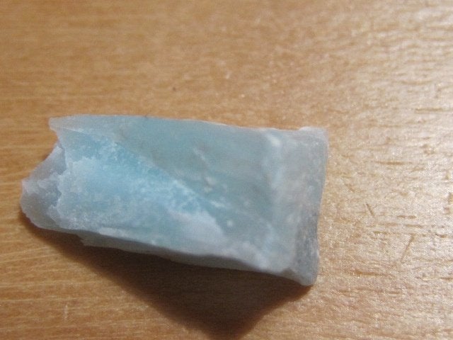 mi. 3x ruwe edelsteen LARIMAR (5), Verzenden, Mineraal