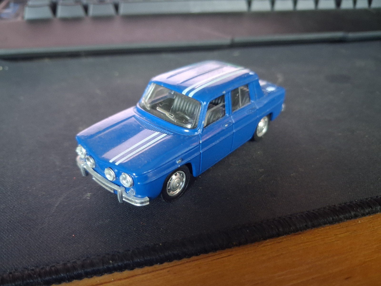 Solido Renault 8 Miniatuur Auto 1:43 Blauw, Ophalen of Verzenden, Zo goed als nieuw, Auto, Solido