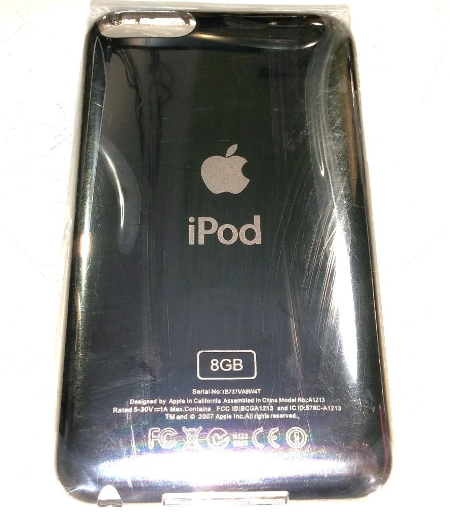 Apple iPod Touch 2 Gen Zilver metal back case back cover 8GB, Audio, Tv en Foto, Mp3-spelers | Accessoires | Apple iPod, Ophalen of Verzenden