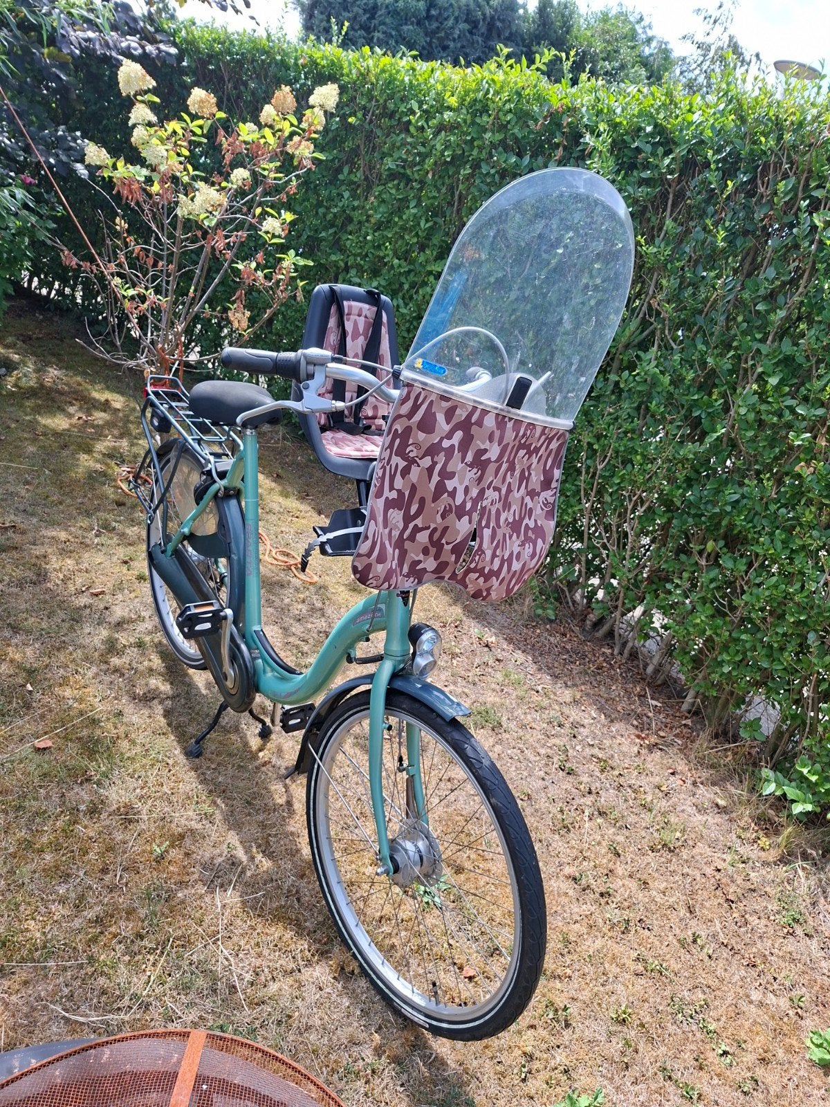 mama fiets, Fietsen en Brommers, Fietsen | Dames | Moederfietsen, 2 zitjes, 53 tot 56 cm, Versnellingen, Zo goed als nieuw
