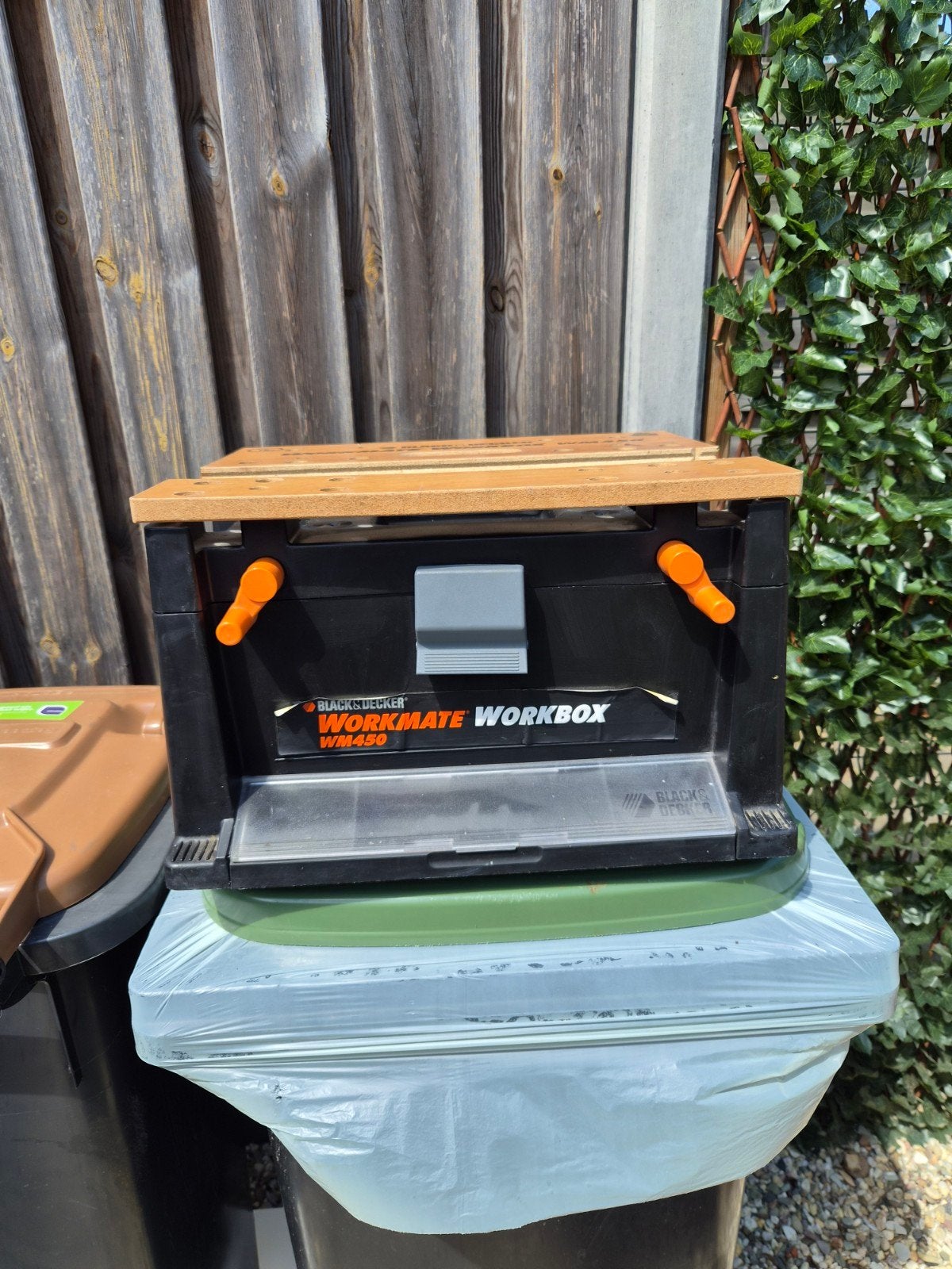 Mobile Black & Decker Workmate Workbox WM 450, Ophalen of Verzenden, Gebruikt, Minder dan 70 cm, Bankschroef