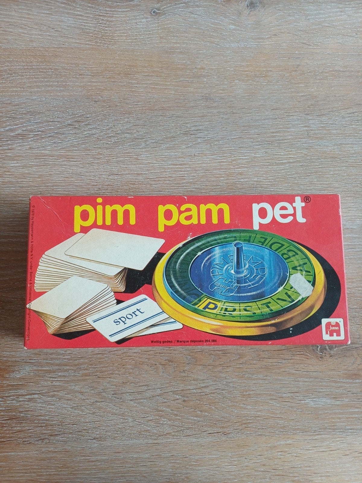 Pim Pam Pet - Vintage Jumbo Gezelschapsspel, Vijf spelers of meer, Ophalen of Verzenden, Gebruikt, Jumbo