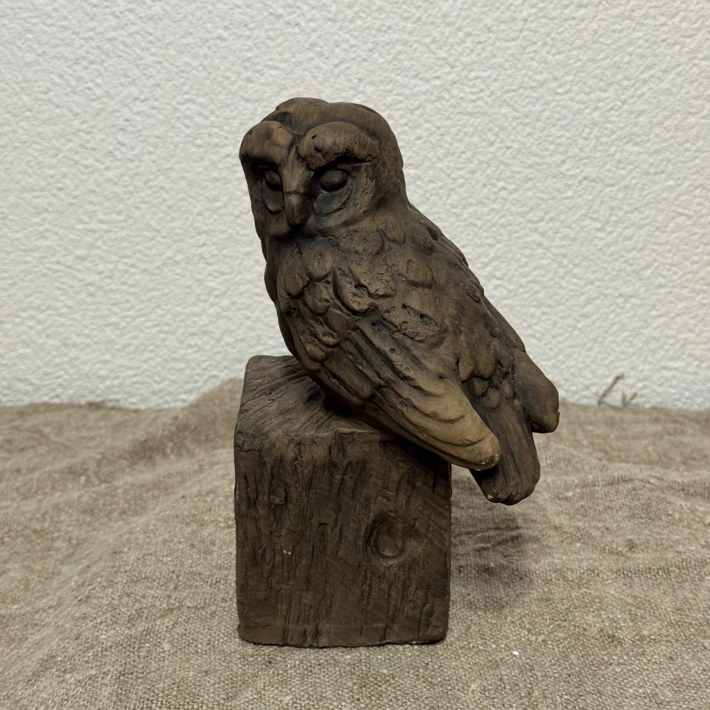 BRYNXZ owl at a statue majestic brown, Overige stijlen, Dassenburcht 60, 6191LE Beek, Nieuw, Ophalen of Verzenden