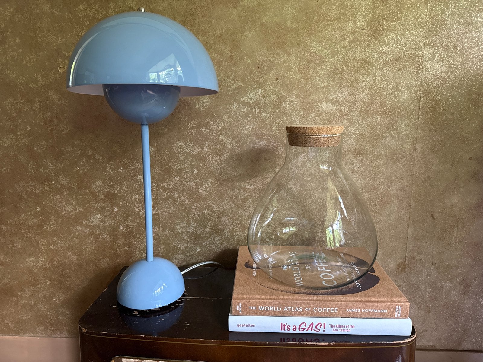 Glazen stolp met kurk - voor ecosysteem of decoratie, Ophalen of Verzenden, Zo goed als nieuw, Glas