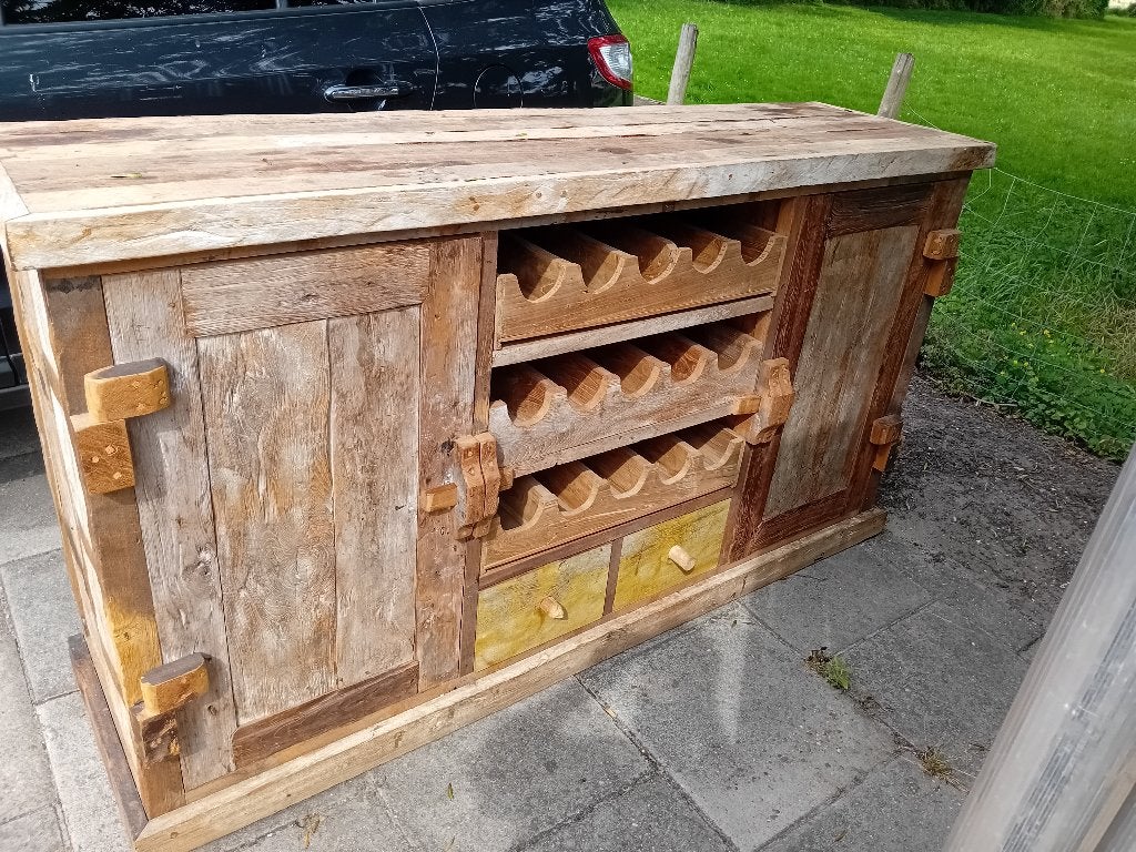 Teak houten kast, Ophalen, Gebruikt, Teakhout, Teak hout