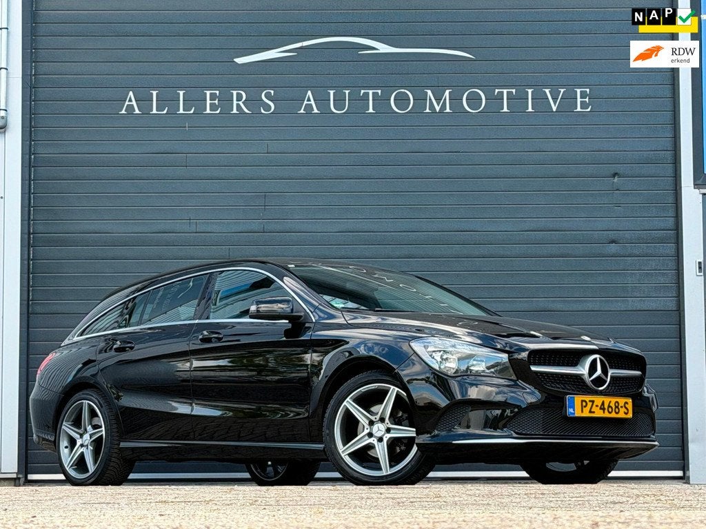 Mercedes-Benz CLA-klasse Shooting Brake 180|GROOT NAVI SCHER, Voorwielaandrijving, Gebruikt, 715 kg, Leder en Stof