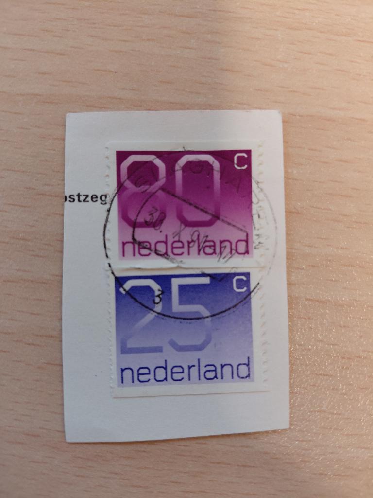 Crouwel zegel met stempel Slagharen, Verzenden, Gestempeld