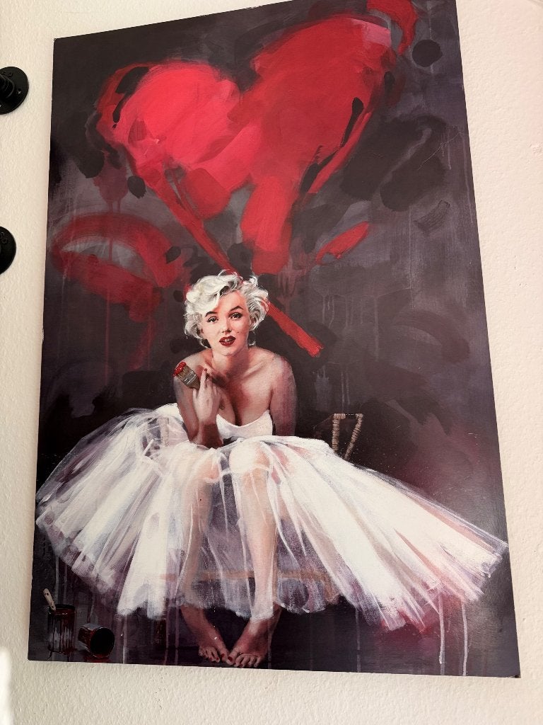 Marilyn Monroe Wanddecoratie 90x60 cm | Moderne Schilderij, Antiek en Kunst, Ophalen