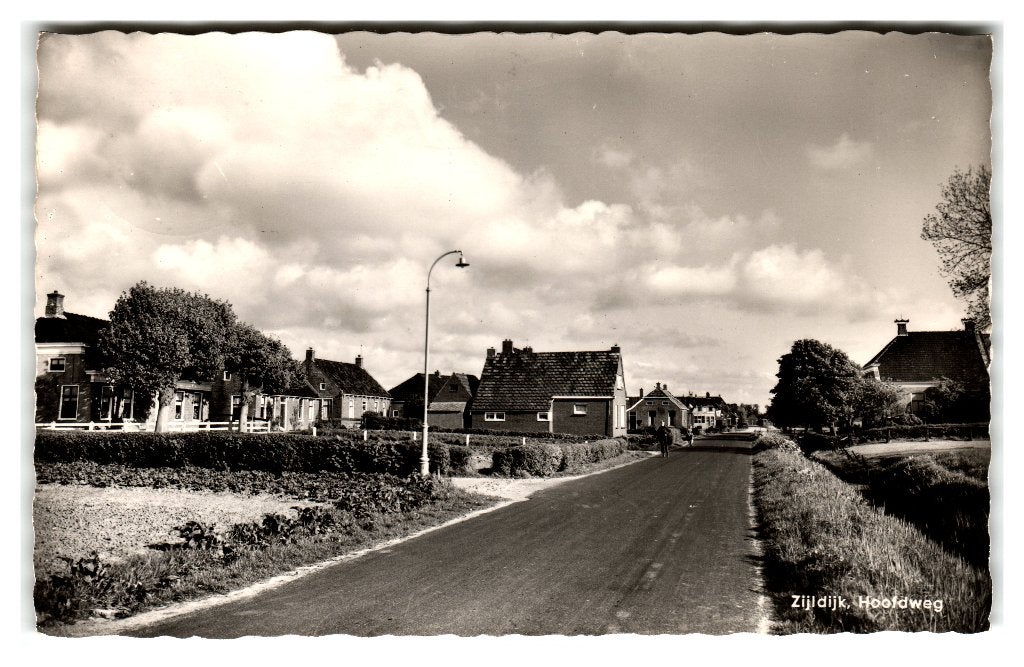 Zijldijk, Hoofdweg, Verzenden, 1960 tot 1980, Gelopen, Groningen