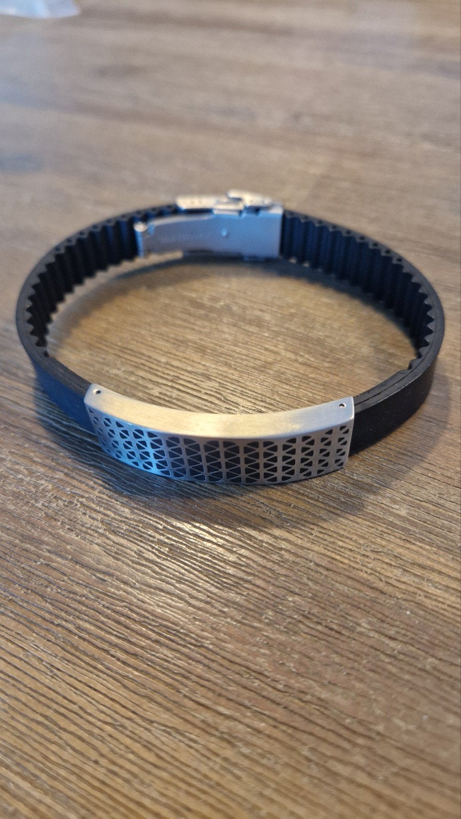 Mooie armband Energetix, Ophalen of Verzenden, Nieuw, Zwart, Kunststof of Plastic