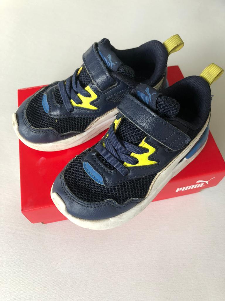 Puma X-Ray Lite AC sneakers klittenband maat 24, Gebruikt, Schoenen, Ophalen of Verzenden, Jongen