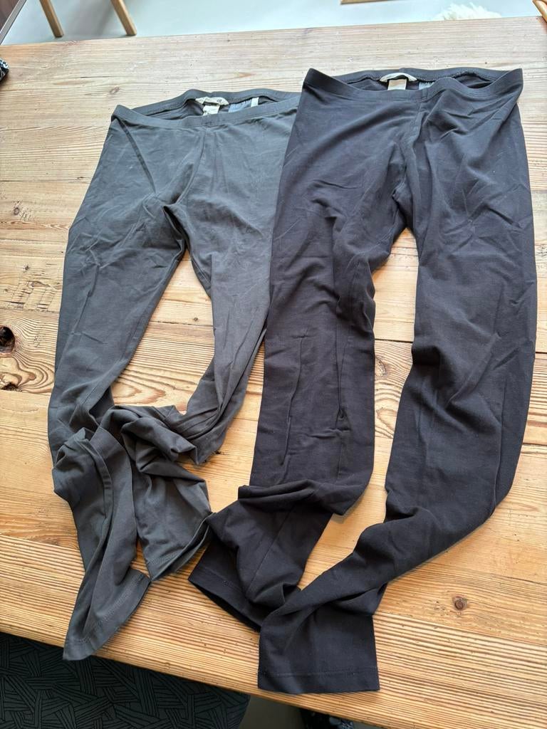2x legging H&M 158, Ophalen, Zo goed als nieuw, Meisje, Broek