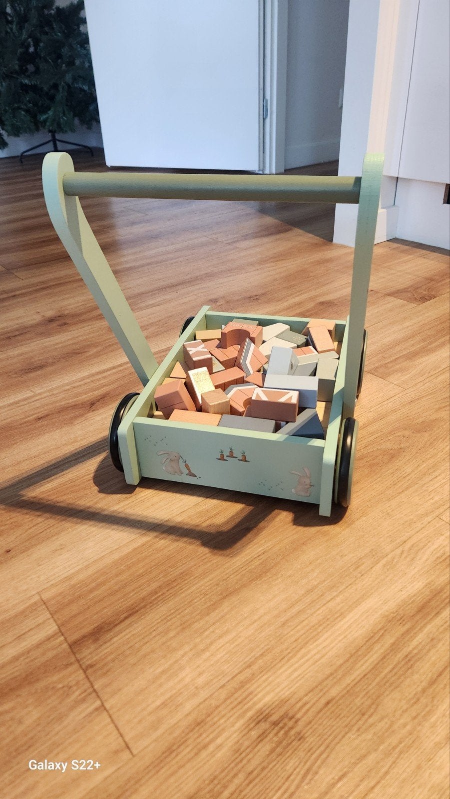 Speelgoed Block Trolley, Ophalen, Zo goed als nieuw