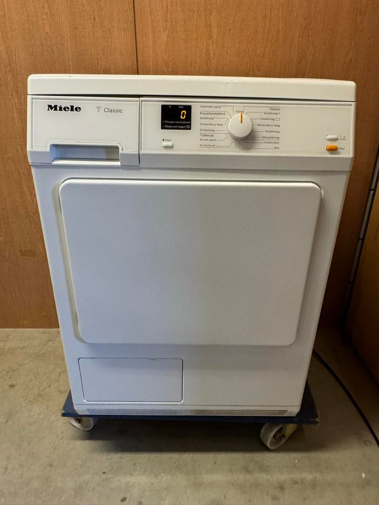 Miele T Classic  wasmachine en condensdroger set, Witgoed en Apparatuur, Wasdrogers, Ophalen, Miele, 6 tot 8 kg, Gebruikt