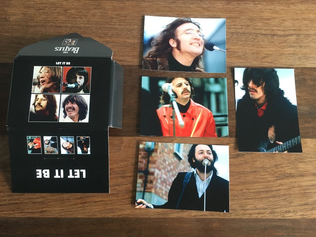 Promo Postkaarten Set The Beatles Let It Be 50th Anniversary, Verzamelen, Ophalen of Verzenden, Nieuw, Foto of Kaart