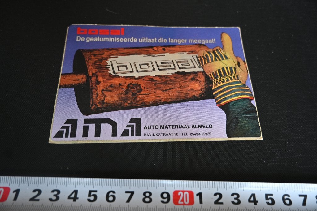 sticker BOSAL AMA Auto Materialen Almelo, Ophalen, Zo goed als nieuw