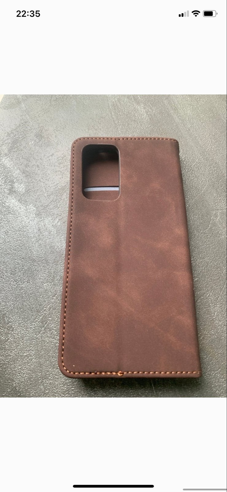 Telefoonhoesje met Pasjeshouder - Bruin Samsung A52, Ophalen of Verzenden, Nieuw, Hoesje of Tasje