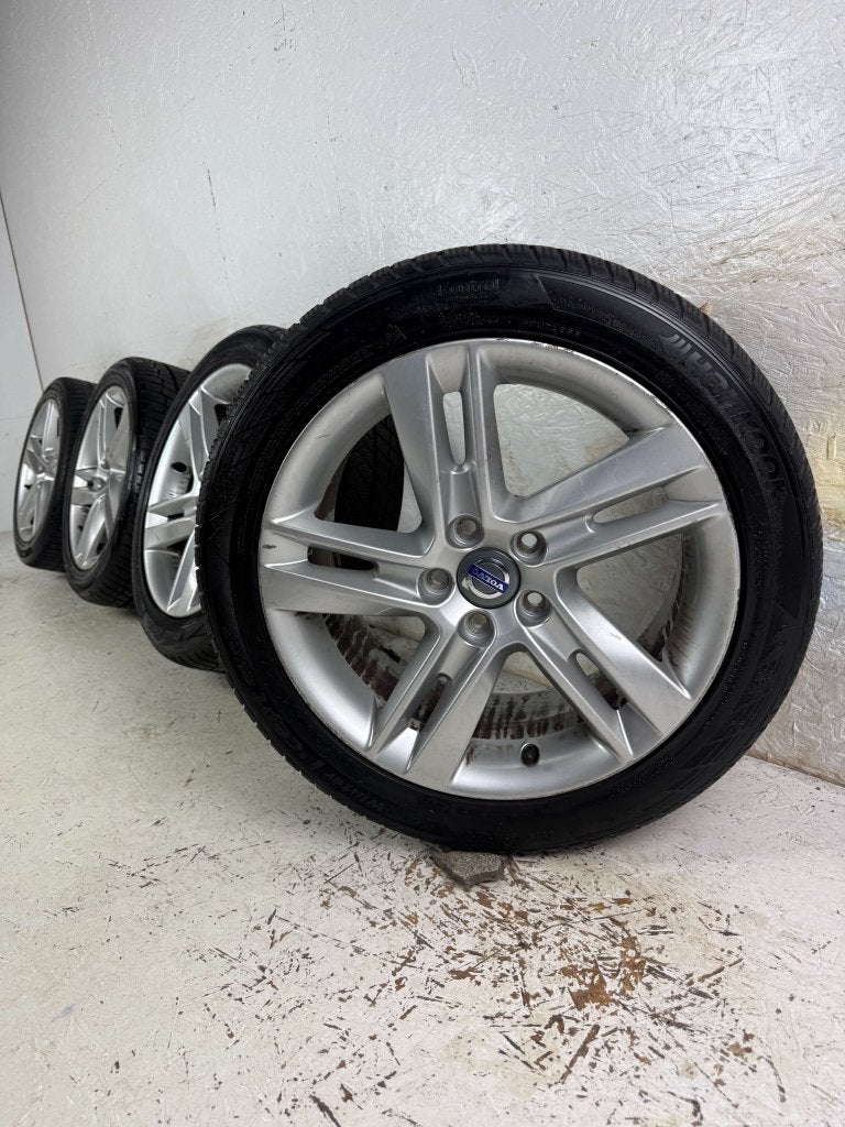 Originele Volvo V60 S60 V70 velgen 17" 5x108 winterset, Niet ingevuld, Gebruikt, Banden en Velgen, Niet ingevuld