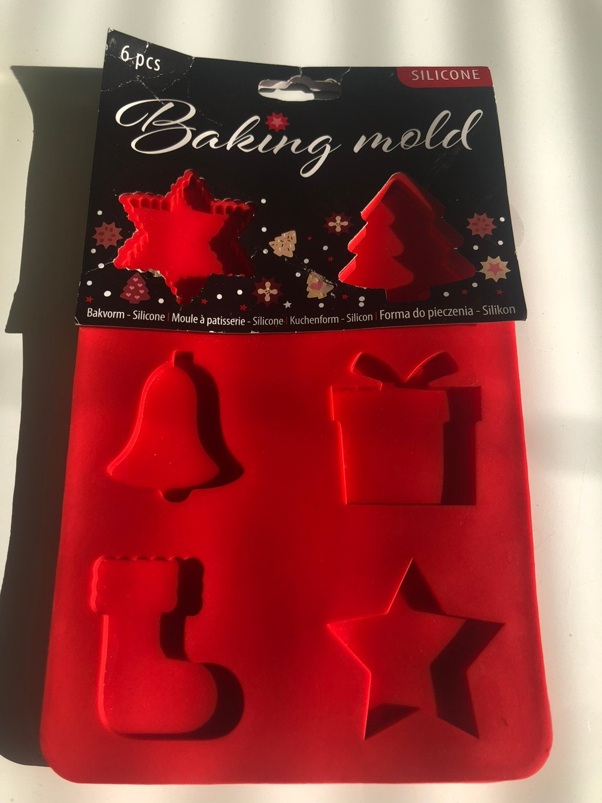 Bakvorm-silicone kerst, nieuw in verpakking, Ophalen of Verzenden, Nieuw