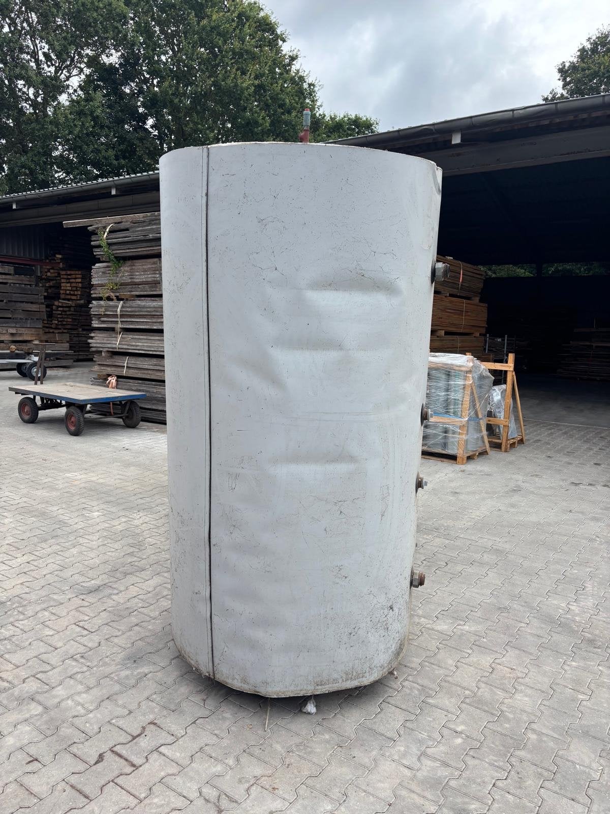 Grote boiler/buffervat 2500 liter - Gebruikt, Gebruikt, Overige typen, Ophalen of Verzenden, 60 tot 150 cm