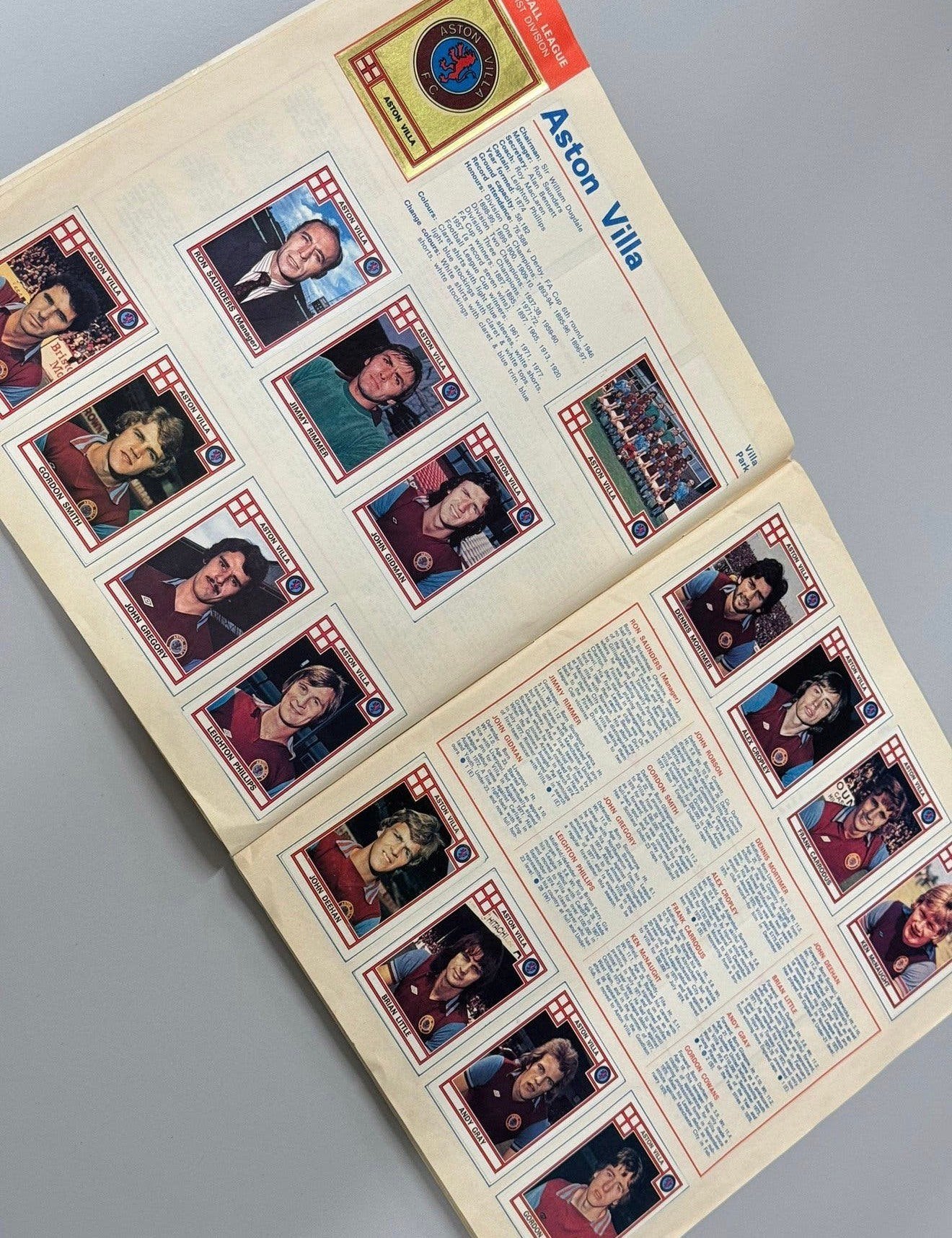 1978 78 PANINI Football Voetbal Sticker Album 100% compleet, Buitenlandse clubs, P, P, P