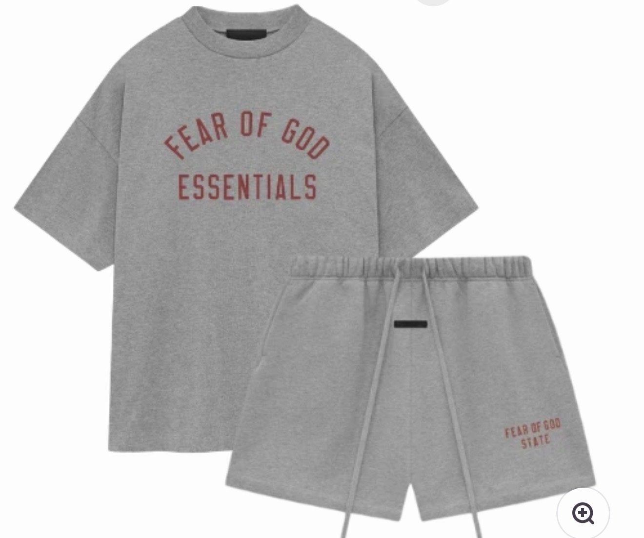 Fear of God Essentials Set Dark Heather Maat S en M, Ophalen of Verzenden, Nieuw