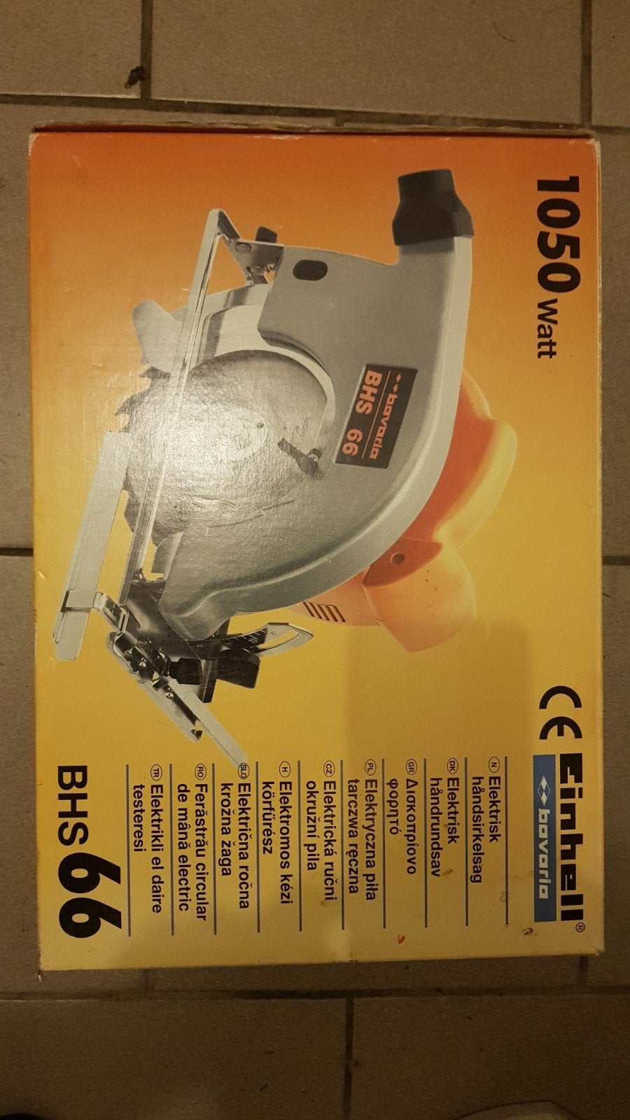 Einhell Bavaria BHS 66 Handcirkelzaag 1050 Watt, Doe-het-zelf en Verbouw, Ophalen, Gebruikt, Cirkelzaag, 600 tot 1200 watt