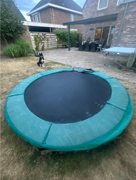 Trampoline, Kinderen en Baby's, Speelgoed | Buiten | Trampolines, Ophalen, Gebruikt