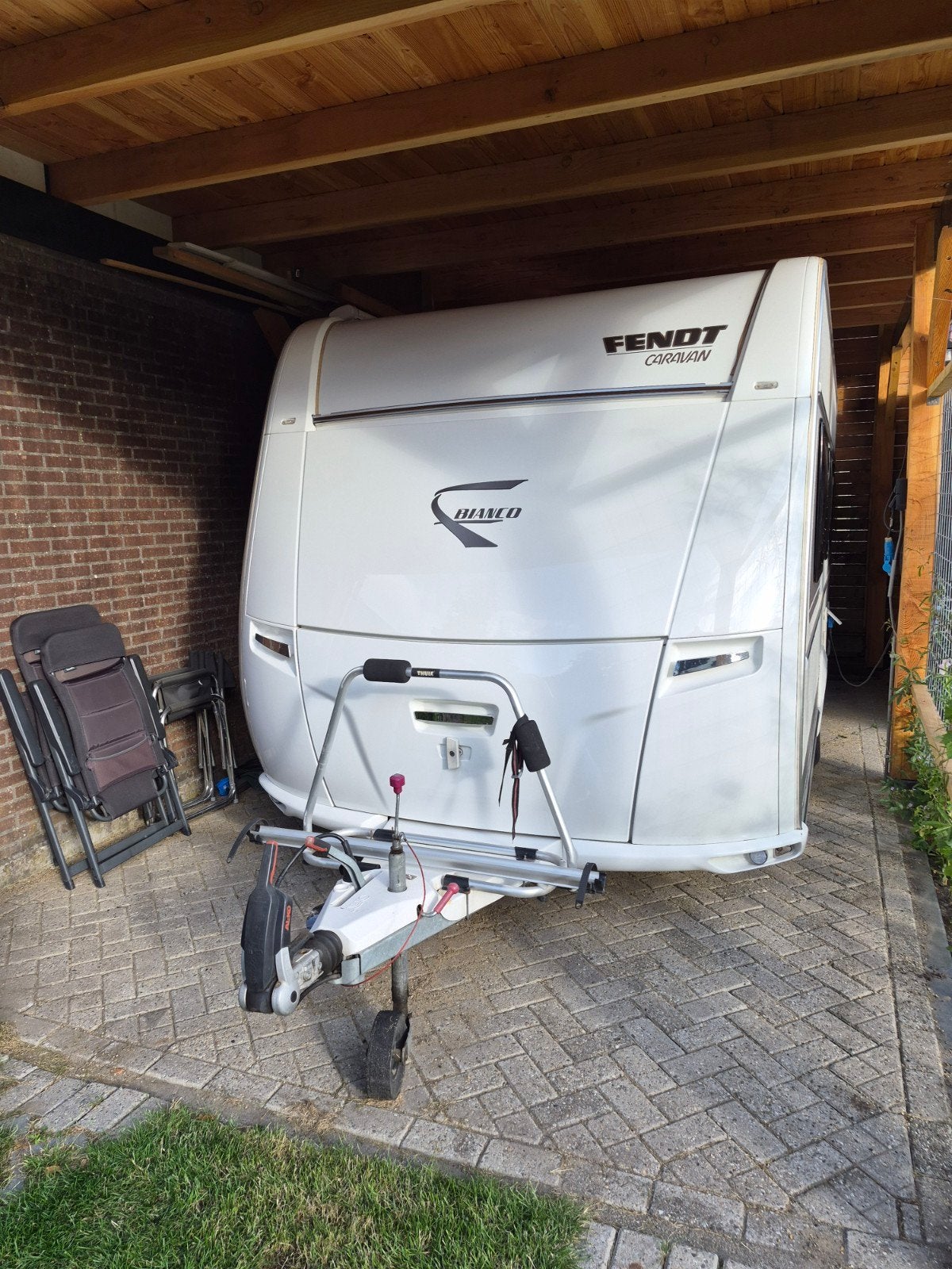 Fendt Bianco Selection 465 tg - Complete en Luxe Caravan, Caravans en Kamperen, Rondzit, Particulier, Koelkast, Tot en met 4