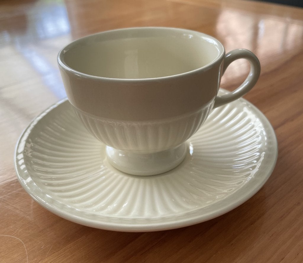 Wedgwood Edme theekopjes 8 stuks, Huis en Inrichting, Keuken | Servies, Klassiek, Ophalen of Verzenden, Zo goed als nieuw, Kop(pen) en/of Schotel(s)