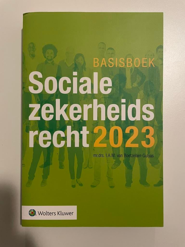 Socialezekerheidsrecht 2023, Ophalen of Verzenden, Zo goed als nieuw, Sociale wetenschap
