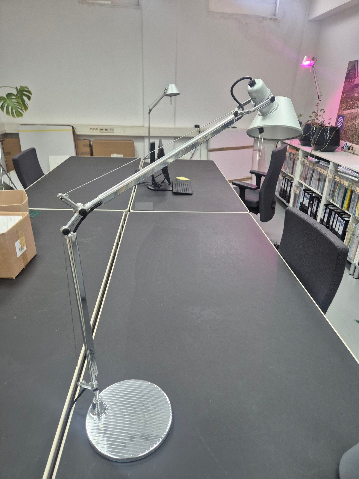 Vintage Artemide Tolomeo Tavolo bureaulamp, Bureaulamp, Vintage, Zo goed als nieuw, Met kap