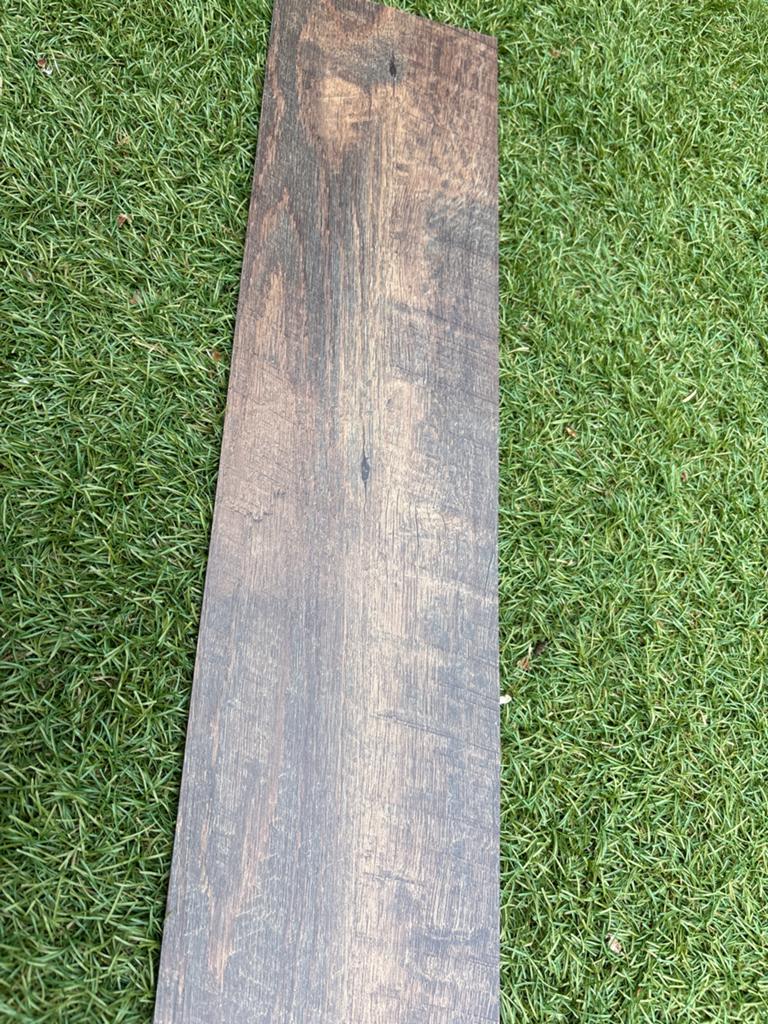 Flexibele plak pvc bruin, Ophalen, Gebruikt, Minder dan 25 mm, Plank