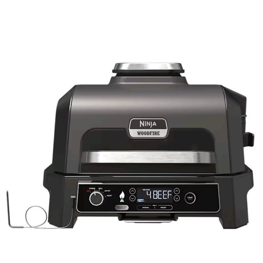 Ninja Woodfire Pro XL Elektrische Smart BBQ, Ophalen of Verzenden, Zo goed als nieuw, Ninja