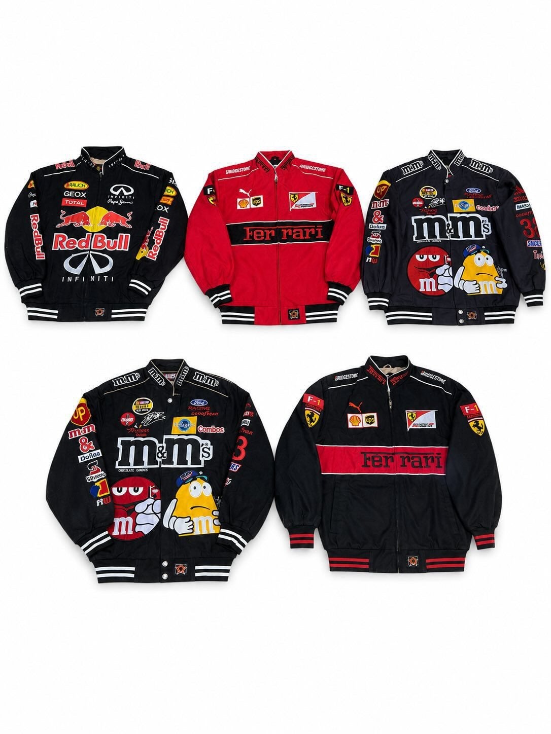 Racing / Nascar Bomber Jackets | Groothandel - Ferrari etc, Vintagie, Haulerwijk, Overige maten, Ophalen of Verzenden