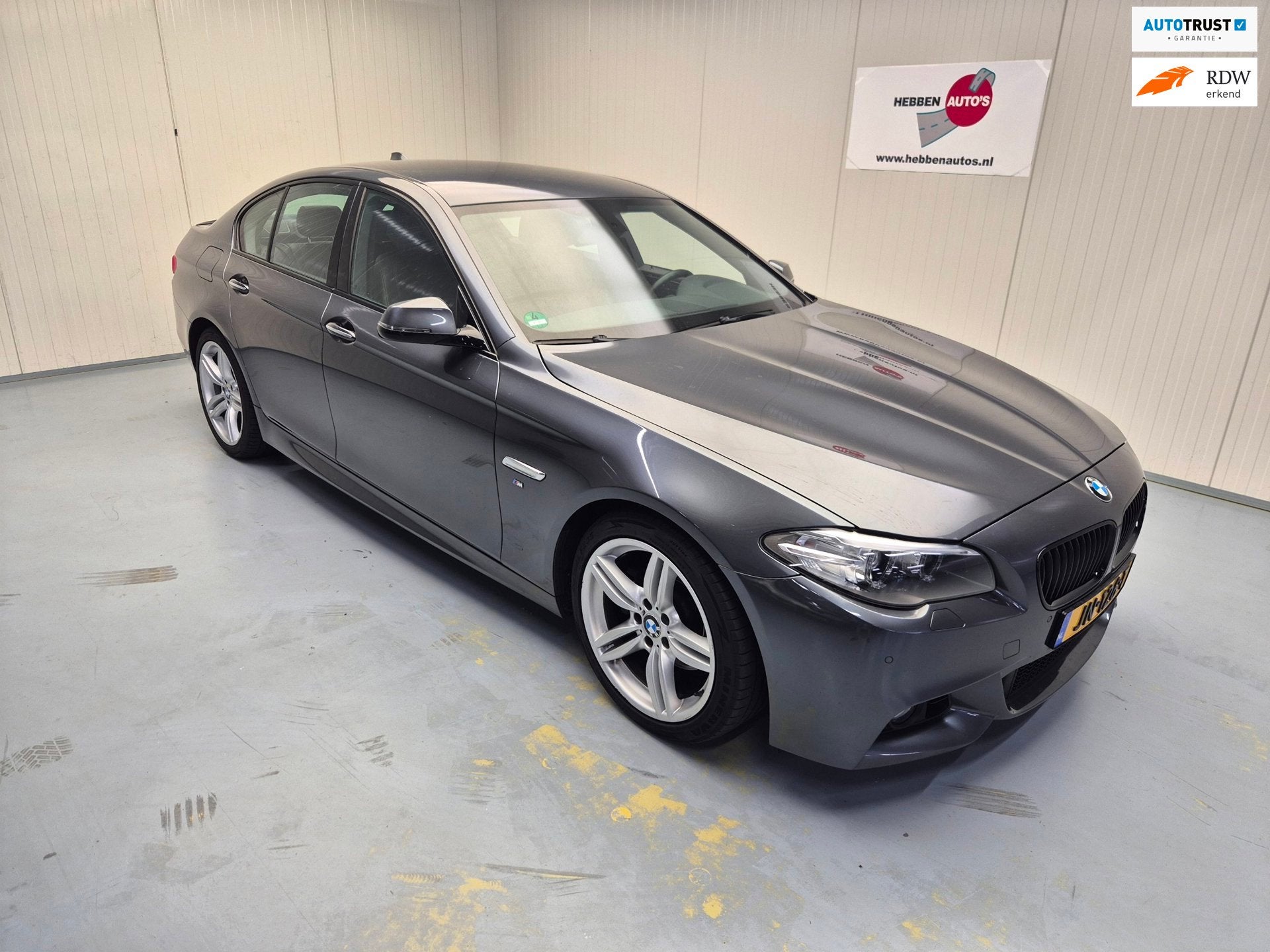 BMW 5-serie 520i M Sport Edition High Executive Navi Leer Cr, Automaat, Achterwielaandrijving, Gebruikt, Euro 6