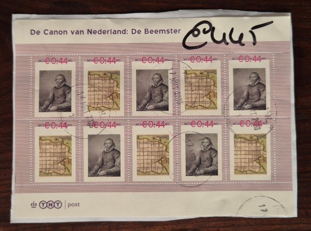 Canon van Nederland Beemster, Ophalen, Na 1940, Gestempeld