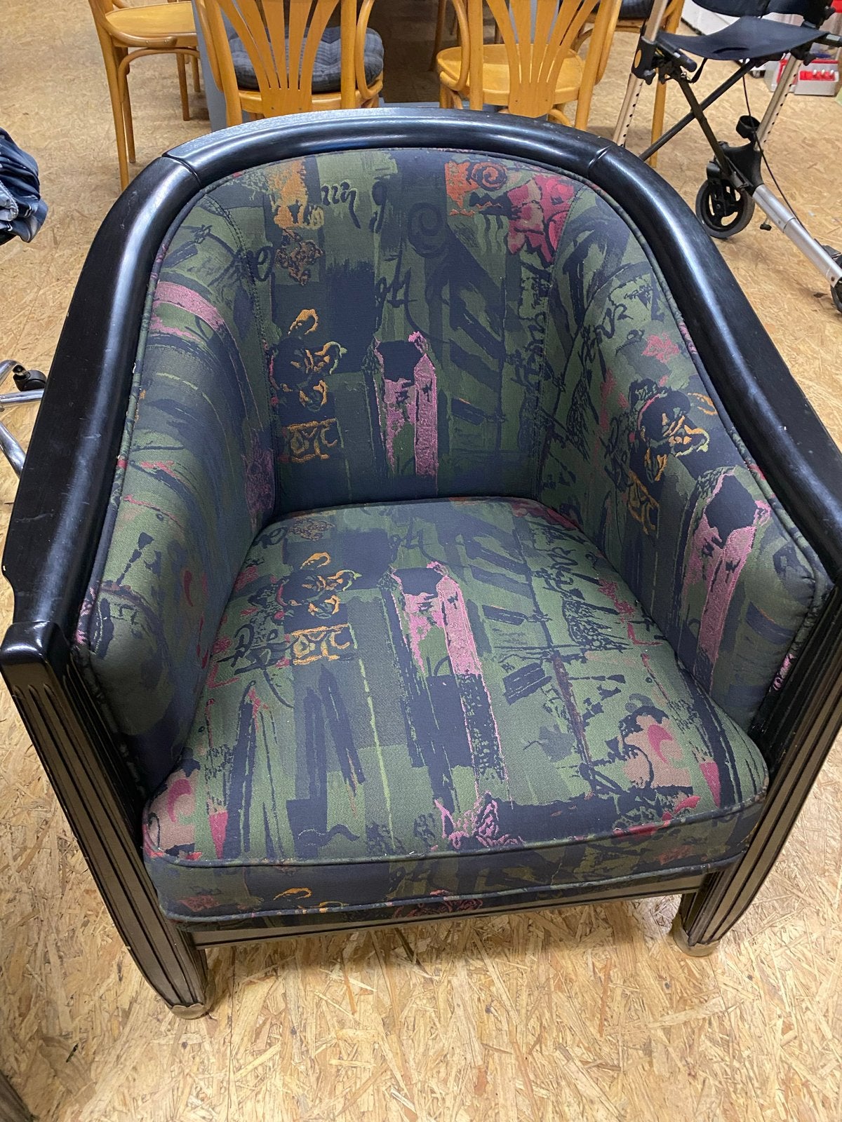 Set van 2 fauteuils: hoge en lage rugleuning, Ophalen, Gebruikt, 75 tot 100 cm, 50 tot 75 cm