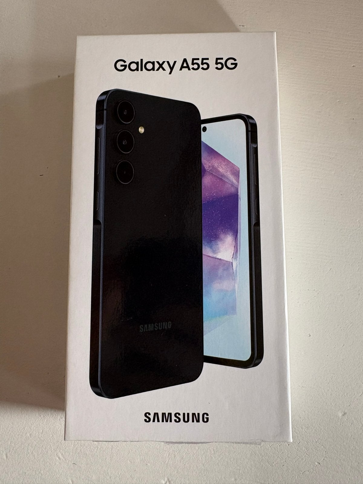 Samsung Galaxy A55 5G 128GB, Ophalen, Blauw, Touchscreen, Zo goed als nieuw