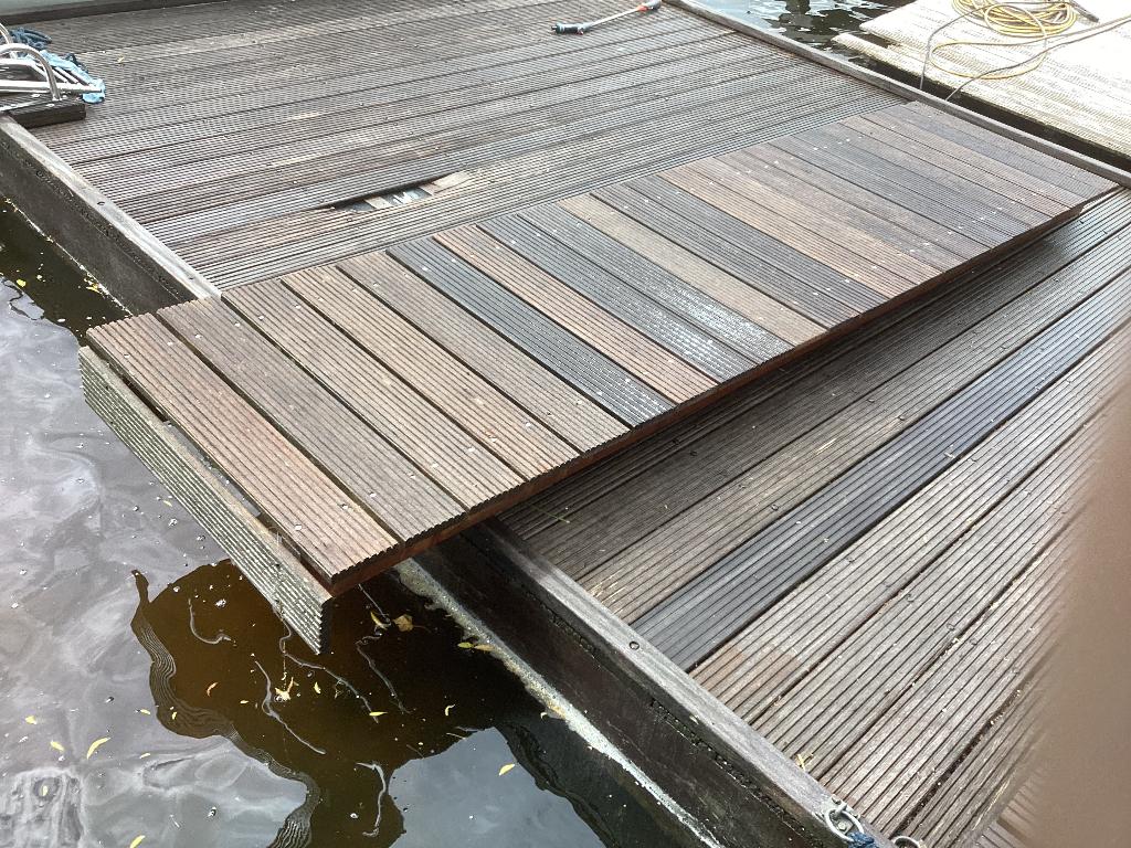 Drijvende steiger, Watersport en Boten, Accessoires en Onderhoud, Ophalen, Gebruikt, Overige typen