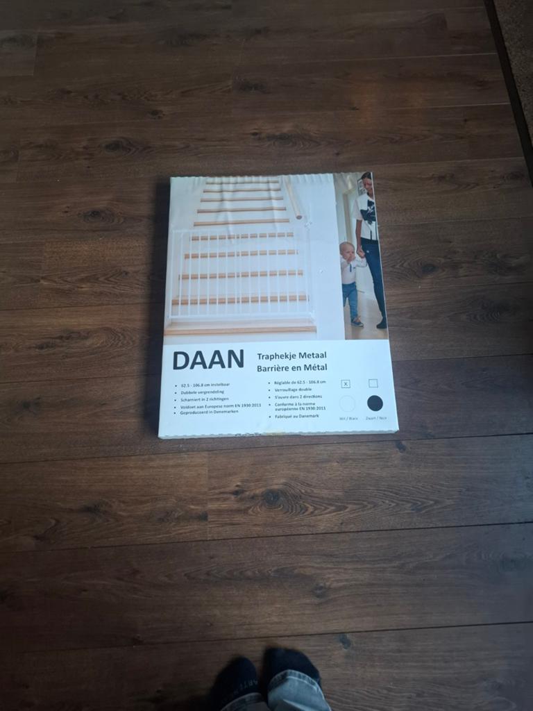 Daan Traphekje Metaal - Nieuw in doos, Kinderen en Baby's, Traphekjes, Ophalen, Nieuw, 100 tot 115 cm, Klemhekje